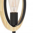 BASILDON Επιτραπέζιο Φωτιστικό EGLO 43464 μαύρο ξύλο H34,5cm BASILDON Επιτραπέζιο Φωτιστικό EGLO 43464 μαύρο ξύλο H34,5cm