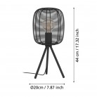 RINROE Επιτραπέζιο Φωτιστικό EGLO 43967 μαύρο H44cm RINROE Επιτραπέζιο Φωτιστικό EGLO 43967 μαύρο H44cm