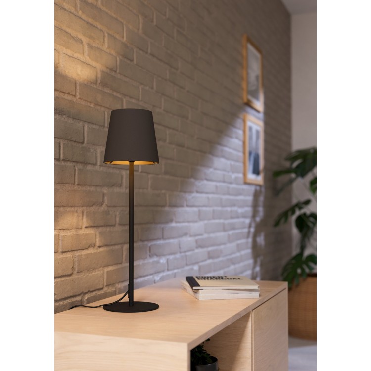 FIORANA Επιτραπέζιο Φωτιστικό EGLO 901129 καφέ μαύρο H53cm FIORANA Επιτραπέζιο Φωτιστικό EGLO 901129 καφέ μαύρο H53cm
