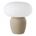 CAHUAMA Επιτραπέζιο Φωτιστικό EGLO 99824 μπεζ γυαλί H30cm