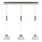 MONTEFIO Κρεμαστό Φωτιστικό LED EGLO 93468 ασημί/γυαλί L88,5cm