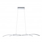 LASANA 2 Κρεμαστό Φωτιστικό LED EGLO 96104 ασημί L120cm