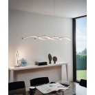 LASANA 2 Κρεμαστό Φωτιστικό LED EGLO 96104 ασημί L120cm
