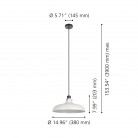 MATLOCK Κρεμαστό Φωτιστικό EGLO 43825 γκρι μεταλλικό Ø38cm MATLOCK Κρεμαστό Φωτιστικό EGLO 43825 γκρι μεταλλικό Ø38cm
