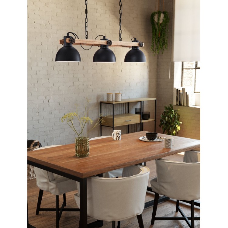 LUBENHAM Κρεμαστό Φωτιστικό EGLO 43992 μαύρο rustic L30cm LUBENHAM Κρεμαστό Φωτιστικό EGLO 43992 μαύρο rustic L30cm