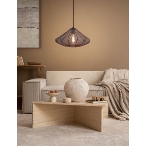 DOLWEN Κρεμαστό Φωτιστικό EGLO 43995 μαύρο mesh Ø42,5cm