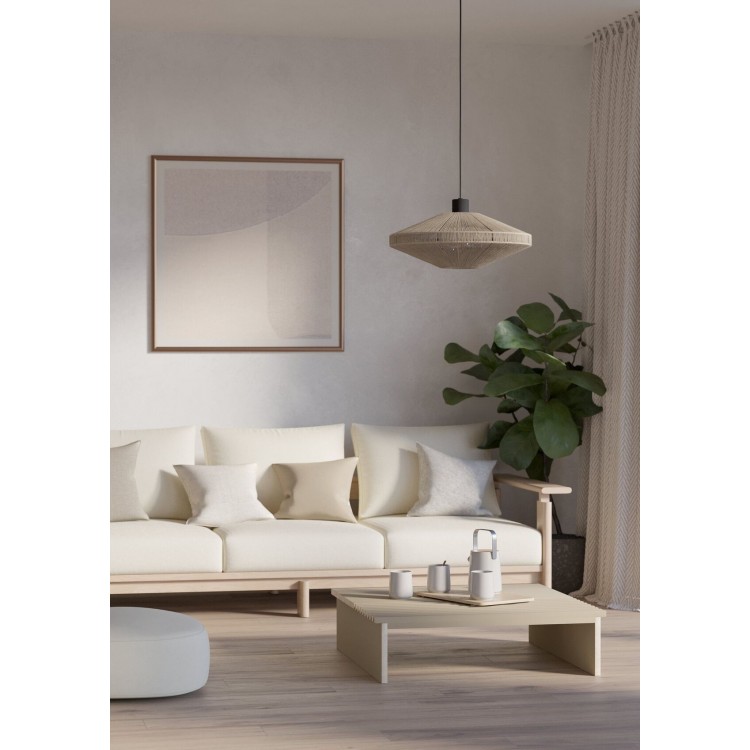 MIDSUMER Κρεμαστό Φωτιστικό EGLO 43999 κρεμ πλεκτό Ø38cm MIDSUMER Κρεμαστό Φωτιστικό EGLO 43999 κρεμ πλεκτό Ø38cm