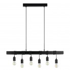 TOWNSHEND Κρεμαστό Φωτιστικό EGLO 44062 μαύρο industrial L100cm