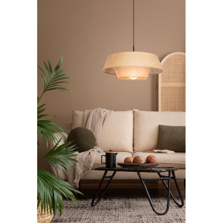 MARFORD Κρεμαστό Φωτιστικό EGLO 44096 φυσική ράφια Ø50cm MARFORD Κρεμαστό Φωτιστικό EGLO 44096 φυσική ράφια Ø50cm