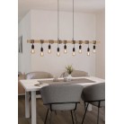 TOWNSHEND Κρεμαστό Φωτιστικό EGLO 44099 μαύρο ξύλινο L150cm TOWNSHEND Κρεμαστό Φωτιστικό EGLO 44099 μαύρο ξύλινο L150cm