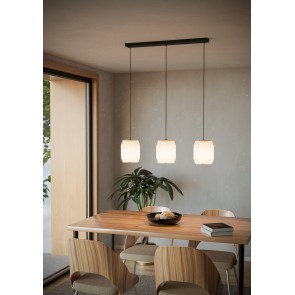 BELGRAVE Κρεμαστό Φωτιστικό EGLO 44102 λευκό χάρτινο L88cm