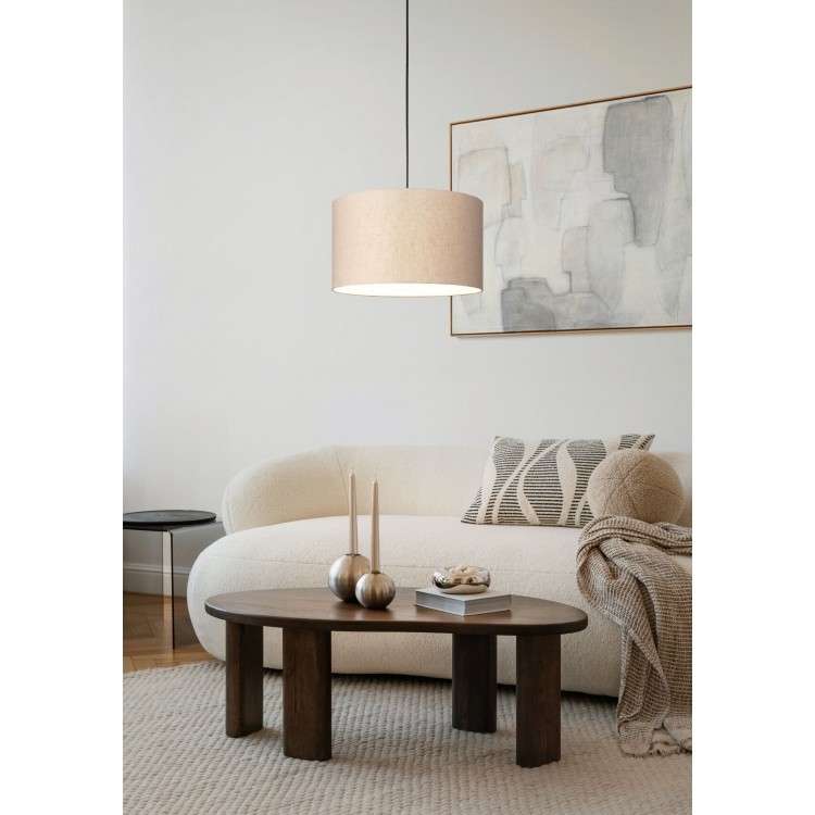 FENIGLIA Κρεμαστό Φωτιστικό EGLO 900859 μπεζ λινό Ø38cm