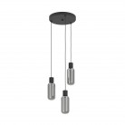 MAIONE Κρεμαστό Φωτιστικό EGLO 901004 φιμέ γυάλινο Ø30cm MAIONE Κρεμαστό Φωτιστικό EGLO 901004 φιμέ γυάλινο Ø30cm