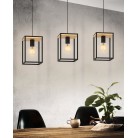 LIBERTAD Κρεμαστό Φωτιστικό EGLO 99855 μαύρο ξύλινο L88cm LIBERTAD Κρεμαστό Φωτιστικό EGLO 99855 μαύρο ξύλινο L88cm