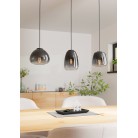 AGUILARES Κρεμαστό Φωτιστικό EGLO 900195 φιμέ γυάλινο L84cm AGUILARES Κρεμαστό Φωτιστικό EGLO 900195 φιμέ γυάλινο L84cm