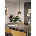 ARISCANI 1 Κρεμαστό Φωτιστικό EGLO 901923 μαύρο χρώμα χαλκού γυάλινο Ø20cm ARISCANI 1 Κρεμαστό Φωτιστικό EGLO 901923 μαύρο χρώμα χαλκού γυάλινο Ø20cm