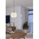 MANTUNALLE Κρεμαστό Φωτιστικό EGLO 99366 λευκό ματ γυάλινο Ø20cm MANTUNALLE Κρεμαστό Φωτιστικό EGLO 99366 λευκό ματ γυάλινο Ø20cm