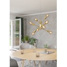 GRADOLI 1 Κρεμαστό Φωτιστικό EGLO 99811 χρυσό μεταλικό Ø71cm