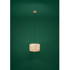 HONTONGAS Κρεμαστό Φωτιστικό EGLO 390323 μονόφωτο καφέ μπεζ πράσινο ξύλο φυσικές ίνες Ø40cm HONTONGAS Κρεμαστό Φωτιστικό EGLO 390323 μονόφωτο καφέ μπεζ πράσινο ξύλο φυσικές ίνες Ø40cm