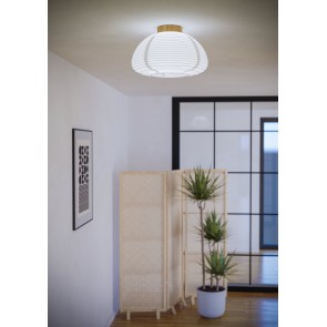 SUMMERHILL Φωτιστικό Οροφής EGLO 44063 λευκό ξύλινο Ø40cm
