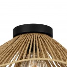 LAVISTER Φωτιστικό Οροφής EGLO 44071 μπεζ μαύρο Ø39cm