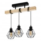 TOWNSHEND 5 Φωτιστικό Οροφής EGLO 44074 μαύρο ξύλινο L55cm TOWNSHEND 5 Φωτιστικό Οροφής EGLO 44074 μαύρο ξύλινο L55cm