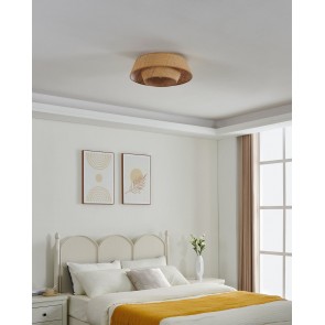 MARFORD Φωτιστικό Οροφής EGLO 44095 φυσικό ξύλινο Ø50cm