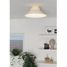 MOHARRAS Φωτιστικό Οροφής EGLO 900736 μπεζ ξύλινο Ø40cm