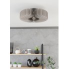 PALOMBAIA Φωτιστικό Οροφής EGLO 900832 γκρι ξύλινο Ø50cm