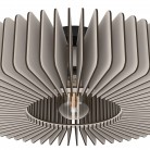 PALOMBAIA Φωτιστικό Οροφής EGLO 900832 γκρι ξύλινο Ø50cm