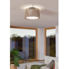 FATTORIA Φωτιστικό Οροφής EGLO 900901 μαύρο ξύλινο Ø38cm FATTORIA Φωτιστικό Οροφής EGLO 900901 μαύρο ξύλινο Ø38cm