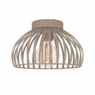 MOGANO 3 Φωτιστικό Οροφής EGLO 901746 μπεζ Ø28cm