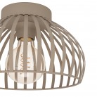 MOGANO 3 Φωτιστικό Οροφής EGLO 901746 μπεζ Ø28cm
