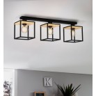 LIBERTAD 1 Φωτιστικό Οροφής EGLO 99856 μαύρο ξύλινο L86cm LIBERTAD 1 Φωτιστικό Οροφής EGLO 99856 μαύρο ξύλινο L86cm