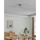 RONCADE 4 Φωτιστικό Οροφής LED EGLO 901105 τετράφωτο όψη ξύλου L110cm RONCADE 4 Φωτιστικό Οροφής LED EGLO 901105 τετράφωτο όψη ξύλου L110cm