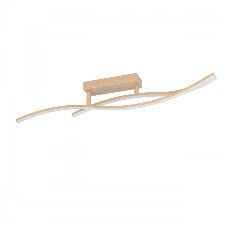 GRISOLIA Φωτιστικό Οροφής LED EGLO 901211 όψη ξύλου L85cm
