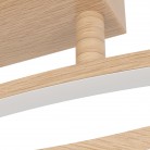 GRISOLIA Φωτιστικό Οροφής LED EGLO 901211 όψη ξύλου L85cm