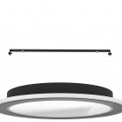 MACCHIONI Φωτιστικό Οροφής LED EGLO 901238 μαύρο τηλεχειριστήριο Ø38cm