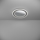 MACCHIONI Φωτιστικό Οροφής LED EGLO 901238 μαύρο τηλεχειριστήριο Ø38cm