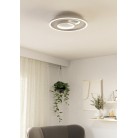 TIRIOLO Φωτιστικό Οροφής LED EGLO 901246 λευκό ασημί Ø38cm TIRIOLO Φωτιστικό Οροφής LED EGLO 901246 λευκό ασημί Ø38cm