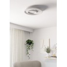TIRIOLO Φωτιστικό Οροφής LED EGLO 901246 λευκό ασημί Ø38cm TIRIOLO Φωτιστικό Οροφής LED EGLO 901246 λευκό ασημί Ø38cm