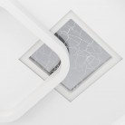 TIRIOLO Φωτιστικό Οροφής LED EGLO 901247 λευκό ασημί L38cm