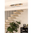BOYAL Φωτιστικό Οροφής LED EGLO 901716 μαύρο ξύλινο L78cm BOYAL Φωτιστικό Οροφής LED EGLO 901716 μαύρο ξύλινο L78cm
