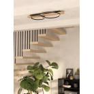 BOYAL Φωτιστικό Οροφής LED EGLO 901716 μαύρο ξύλινο L78cm BOYAL Φωτιστικό Οροφής LED EGLO 901716 μαύρο ξύλινο L78cm