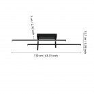 TREPILIANO Φωτιστικό Οροφής LED EGLO 901884 μαύρο L110cm TREPILIANO Φωτιστικό Οροφής LED EGLO 901884 μαύρο L110cm