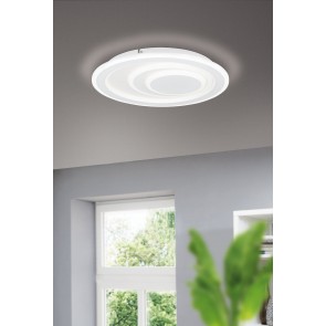 PALAGIANO1 Φωτιστικό Οροφής LED EGLO 32052 λευκό Ø38cm