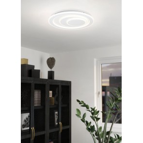 PALAGIANO1 Φωτιστικό Οροφής LED EGLO 32053 λευκό Ø48cm