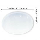 FRANIA-A Φωτιστικό Οροφής LED EGLO 900363 λευκό Ø31cm IP44 FRANIA-A Φωτιστικό Οροφής LED EGLO 900363 λευκό Ø31cm IP44