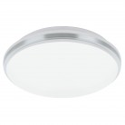 PINETTO Φωτιστικό Οροφής LED EGLO 900365 ασημί Ø34cm IP44 PINETTO Φωτιστικό Οροφής LED EGLO 900365 ασημί Ø34cm IP44