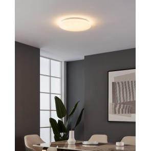 RENDE Φωτιστικό Οροφής LED EGLO 900612 λευκό χρυσό Ø38cm
